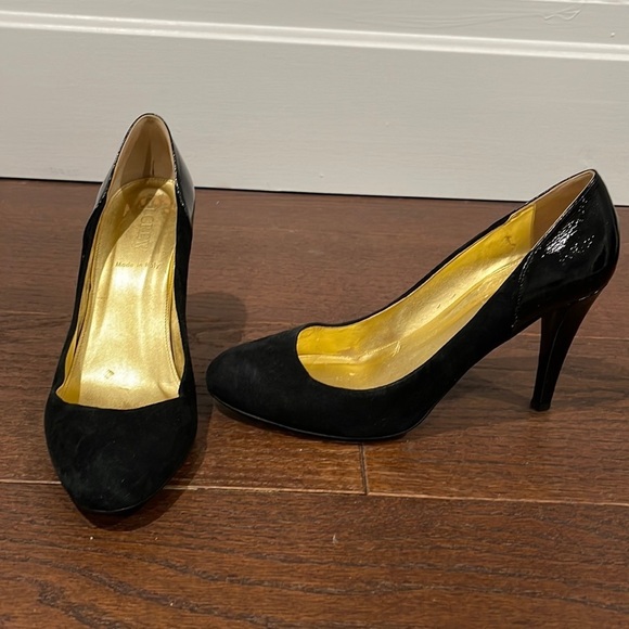 J. Crew Women’s Black Suede Pumps Size 8.5 - Picture 1 of 6